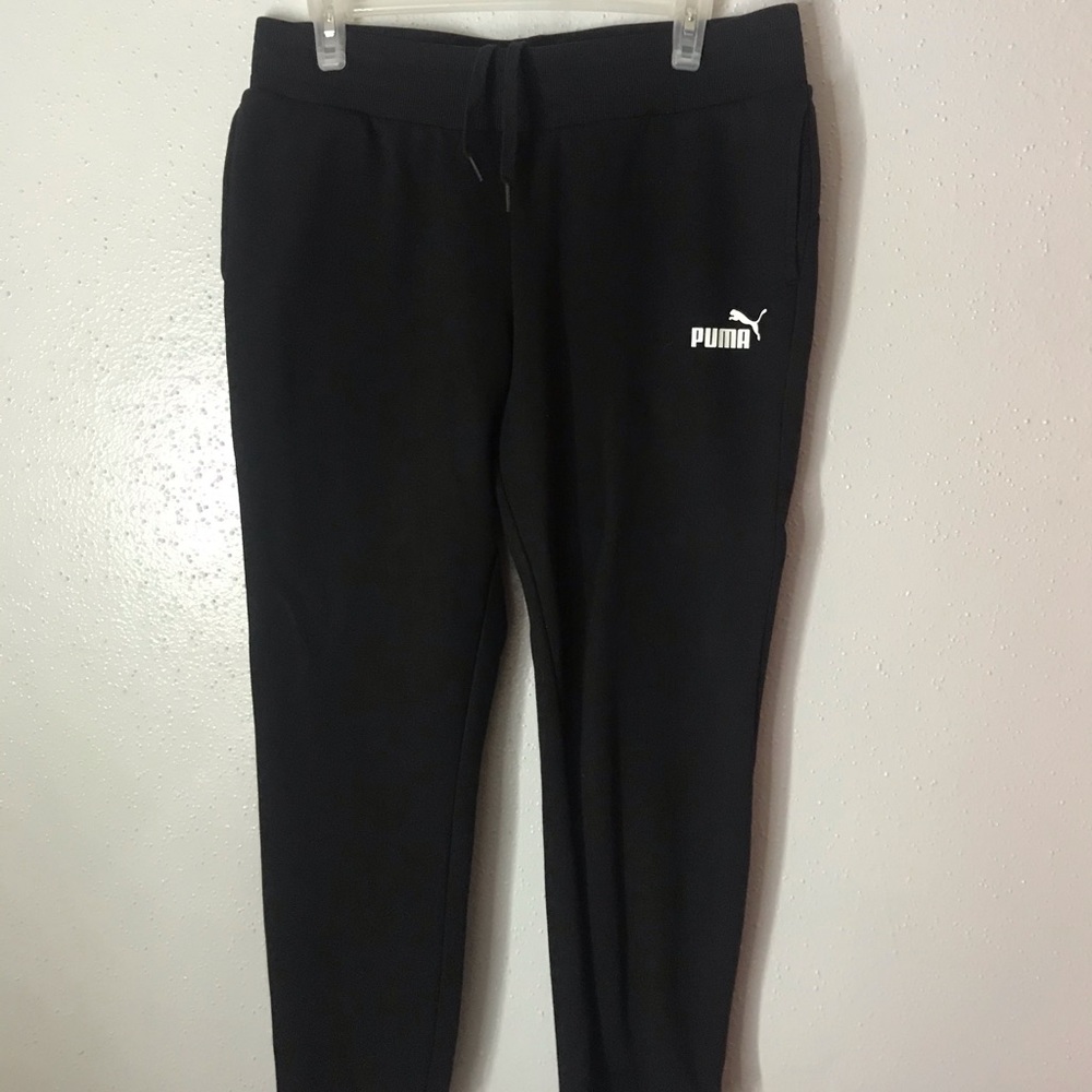 Black Puma Joggers, Large